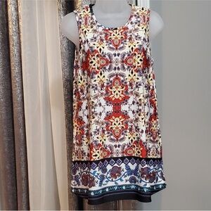 AGB Amy Byer Women’s Patterned Tunic Top